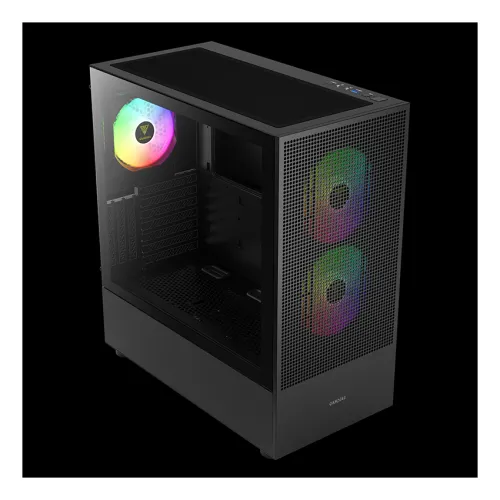 CASE GAMDIAS TALOS M3 MESH BLACK – Mid Tower, 3 Fan ARGB PWM, Mesh 5.0mm, Hỗ trợ E-ATX